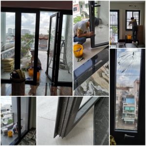 VỆ SINH KÍNH NHÀ PHỐ