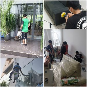 vệ sinh nhà mới