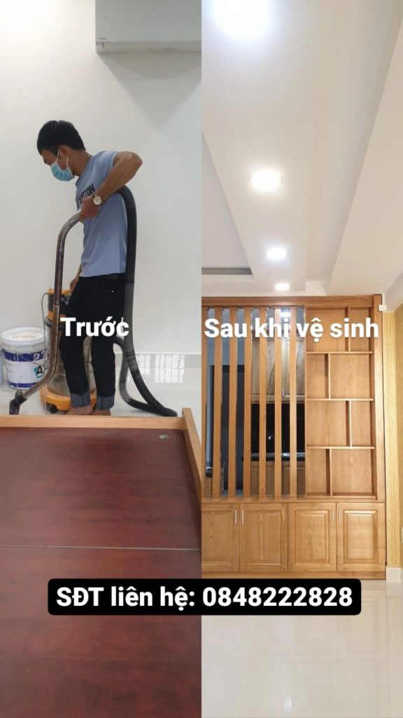 HÚt bụi sàn, vệ sinh sàn nhà