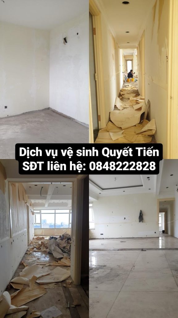 Vệ sinh thô dọn rác công trình là gì ?