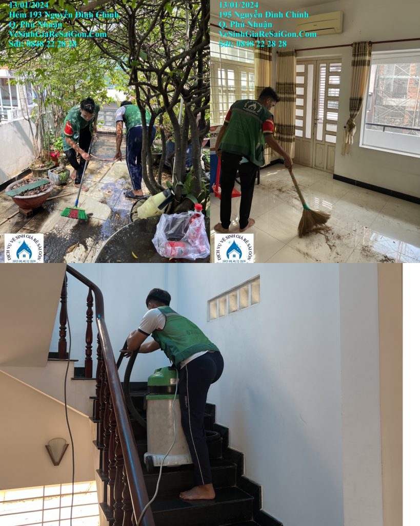Vệ sinh nhà phố