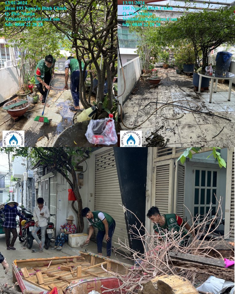 Vệ sinh nhà đón tết